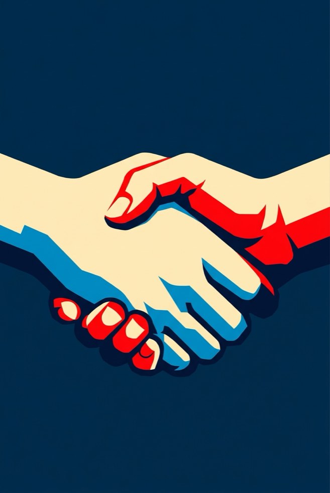 Ein Handschlag